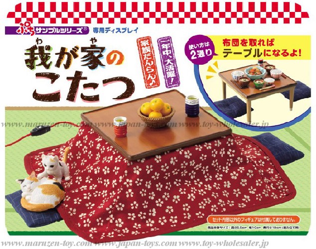 RE-MENT Puchi Sample Original Display - Re-Ment Display Kotatsu