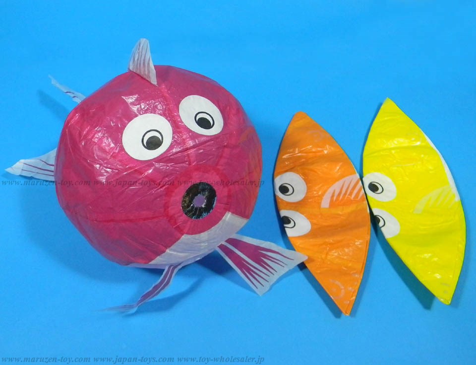 Assorted 3 Color Goldfish Paper Balloon (size 4) Larger size in the picture(Price is for single ballon)