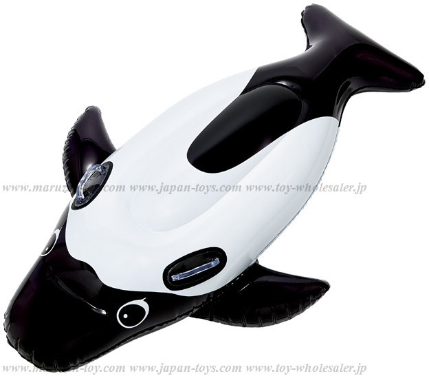 130cm panda dolphin float (clear black) FRS-148V