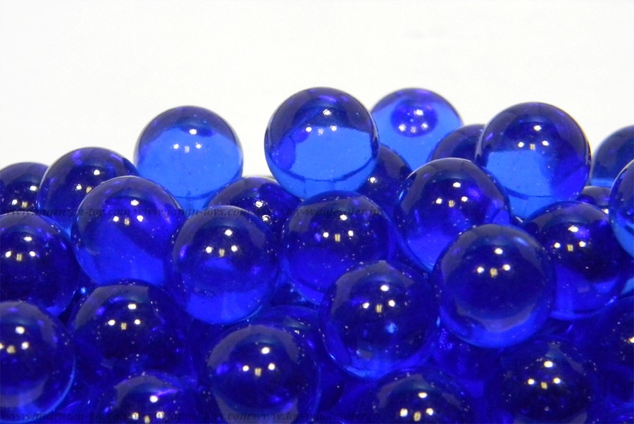 15mm(250pcs) Glass Marbles - Cobalt