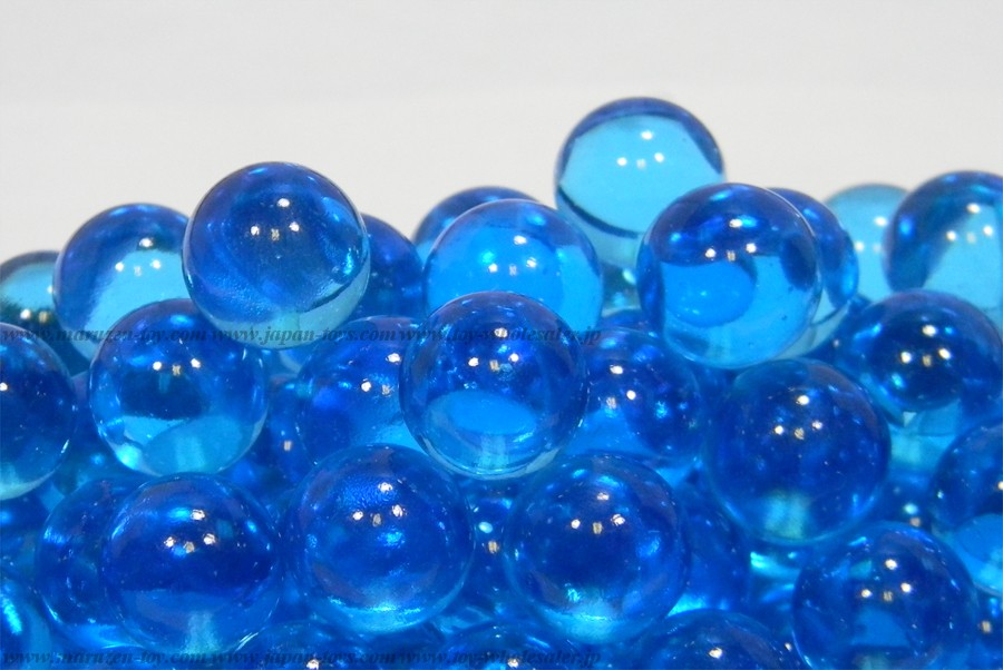 15mm(250pcs) Glass Marbles - Light Blue