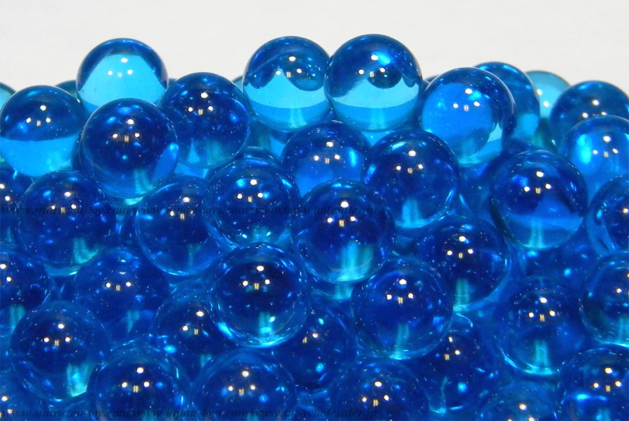 12.5mm(600pcs) Clear Colored Marbles - Light Blue