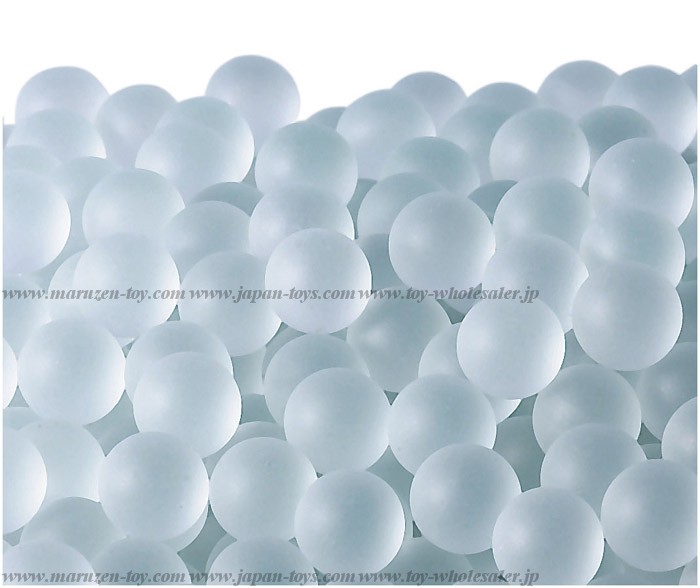12.5mm(600pcs) Frosted Glass Marbles - Clear Color