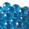 25mm(50pcs) Glitter Aurora Marbles - Light Blue