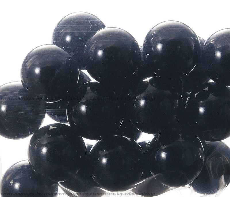 20mm(150pcs) Black Glass Marbles