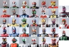 Masked Rider Legend Rider Series 01 to 30 + EX 3 Models (33 Models in Total)
