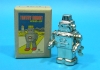 (Sankou-Seisakusyo Made in Japan Tin Toys)No.204M Thin Coating Wind-Up Tin Toy Robot