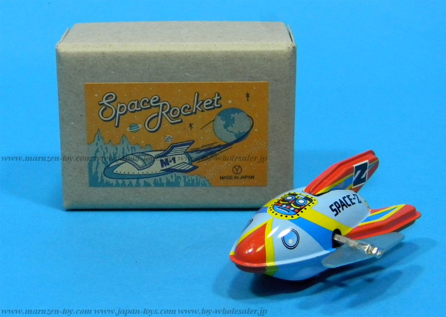 (Sankou-Seisakusyo Made in Japan Tin Toys)No.206 Space Rocket (Blue)