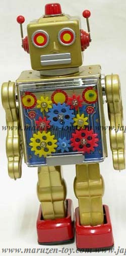 (Metal House) Gear Robot (Gold) -Made in Japan- (3-5 month to be in stock)