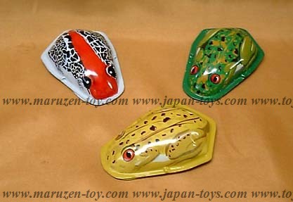 Tin Frog Flicker Toy -Made in Japan-