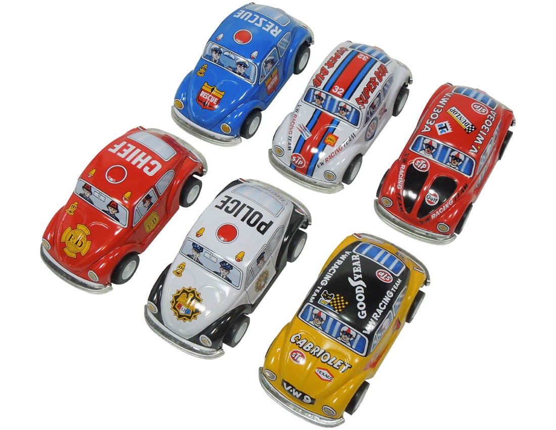(Sankou-Seisakusyo made in Japan Tin Toys)No.112 VW(5 inches) (6 colorsassorted)