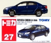 Tomica New27 Toyata Corollaaxio