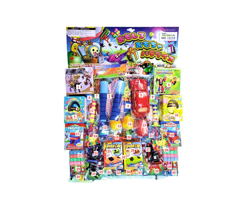 100yen value x 40pcs Funny Toy Prize (Image is a sample)