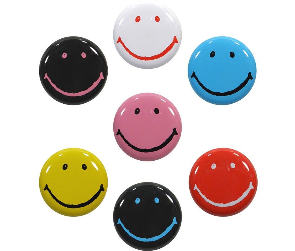 Smile Badge (Assorted Colors)