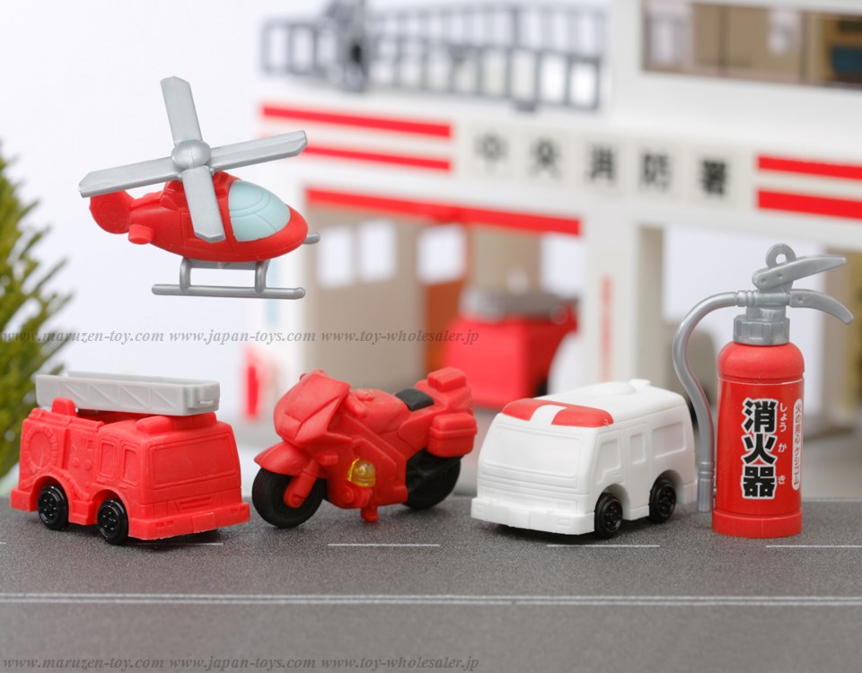 (IWAKO)(ER-SHB001)-made in JAPAN-Firefighting Erasers(Display Box can be changed)