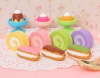 (IWAKO)(ER-TEA001)-made in JAPAN-Tea Time Erasers (Display Box can be changed)