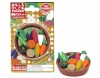(IWAKO)(ER-BRI 048)-made in JAPAN-Blister Pack Erasers Vegetables Basket Erasers(Colors/Designes/Assortments may changed without Notice)