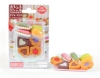 (IWAKO)(ER-BRI 052)-made in JAPAN-Blister Pack Erasers Cookie Set(Colors/Designes/Assortments may changed without Notice)
