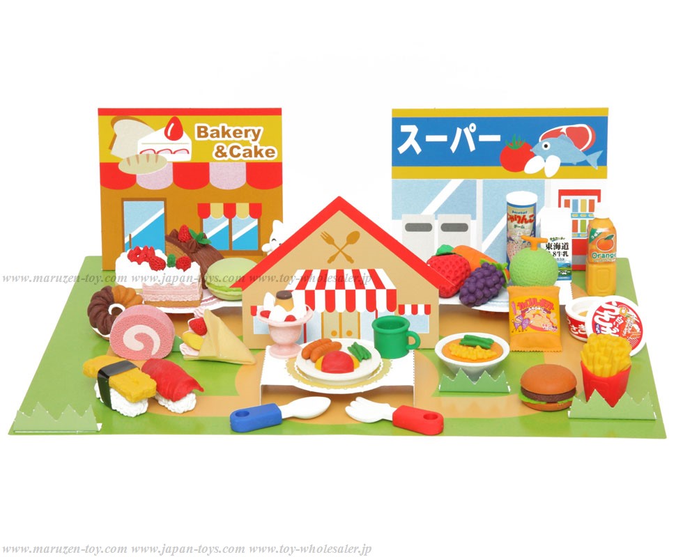 (IWAKO)(ER-DAI 002)-made in JAPAN-Playing Sheet [Shop](without Eraser form the image)(Colors/Designes/Assortments may changed without Notice)