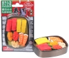 (IWAKO)(ER-BRI 062)-made in JAPAN- Blister Pack Erasers SUSHI Bowl (Colors/Designes/Assortments may changed without Notice)