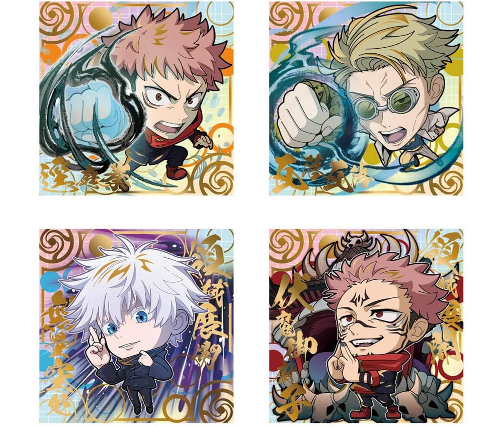 [BANDAI Candy Toys] Nifulmation Jutsu Kaisen Deformed Sticker Wafer Vol.3