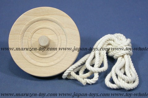 70mm Plain Wood Top K-6 with string (wooden core)