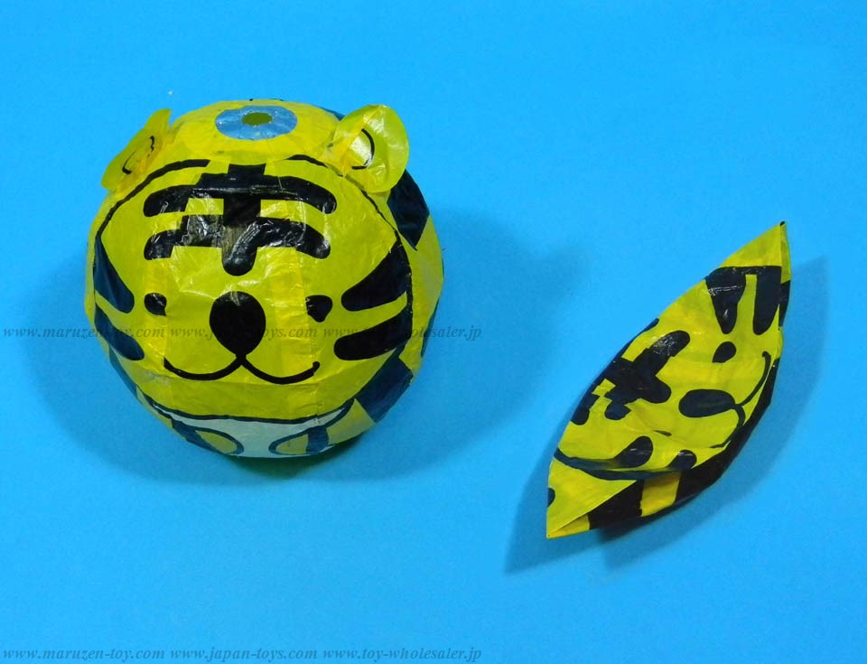 Paper Balloon - Tiger (size 1) (A bundle of 50 pieces)(Price is for single ballon)