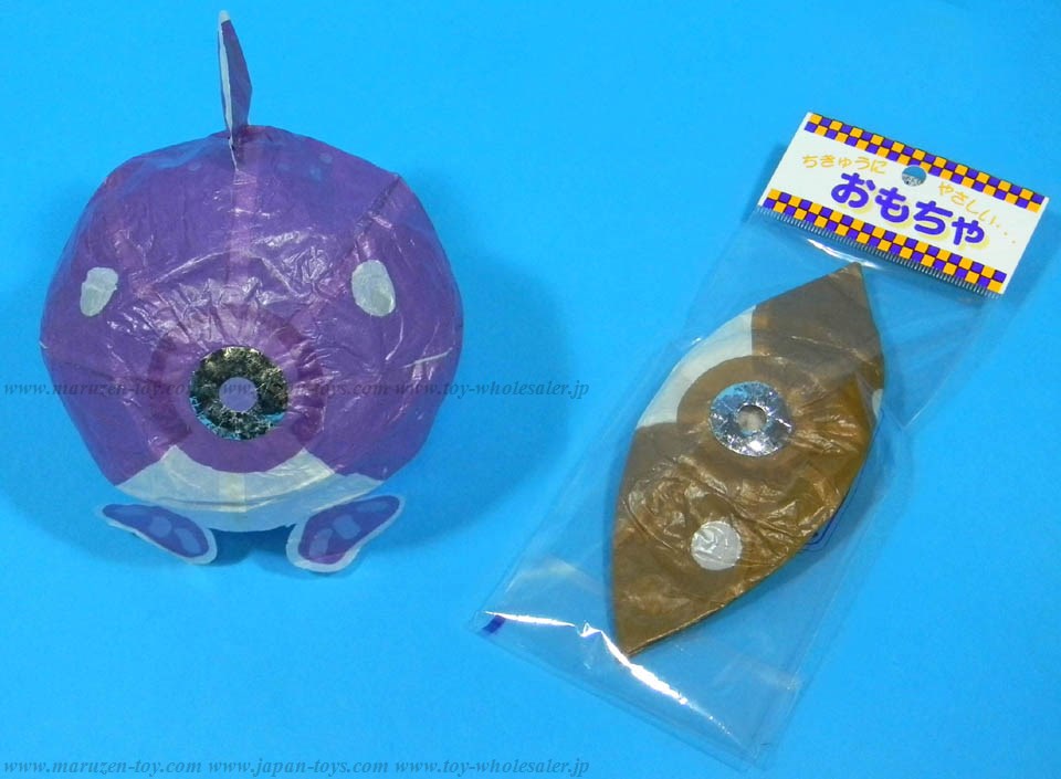 Assorted 2 Color Blowfish Paper Balloon (size 1) - Smaller One in the picture(Price is for single ballon)