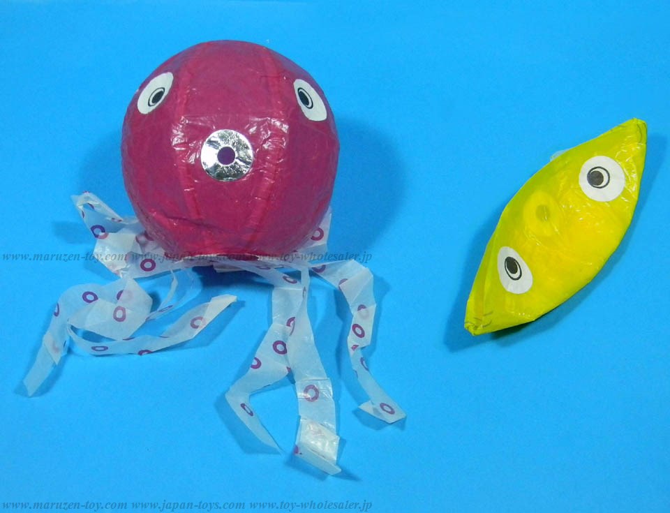 Paper Balloon - Octopus (size 1) (A bundle of 50 pieces)(Price is for single ballon)