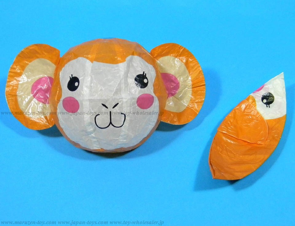 Monkey Paper Balloon  (size 1)(Price is for single ballon)