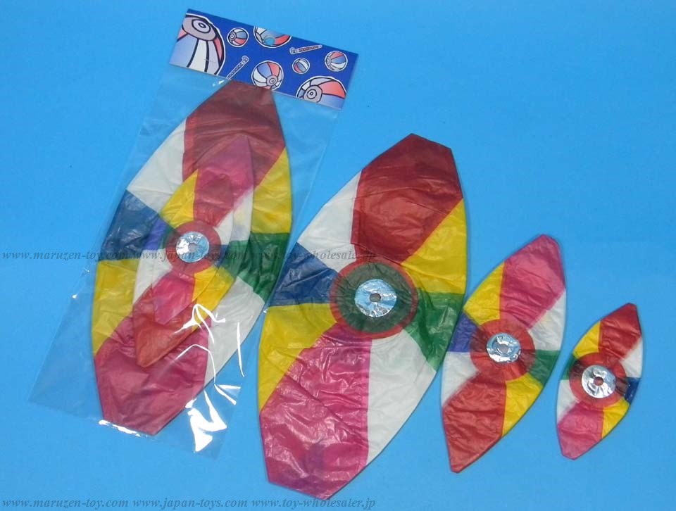 Paper Balloon - Traditional Color 3pcs Set (Size1,5and11) (nylon bag with header)