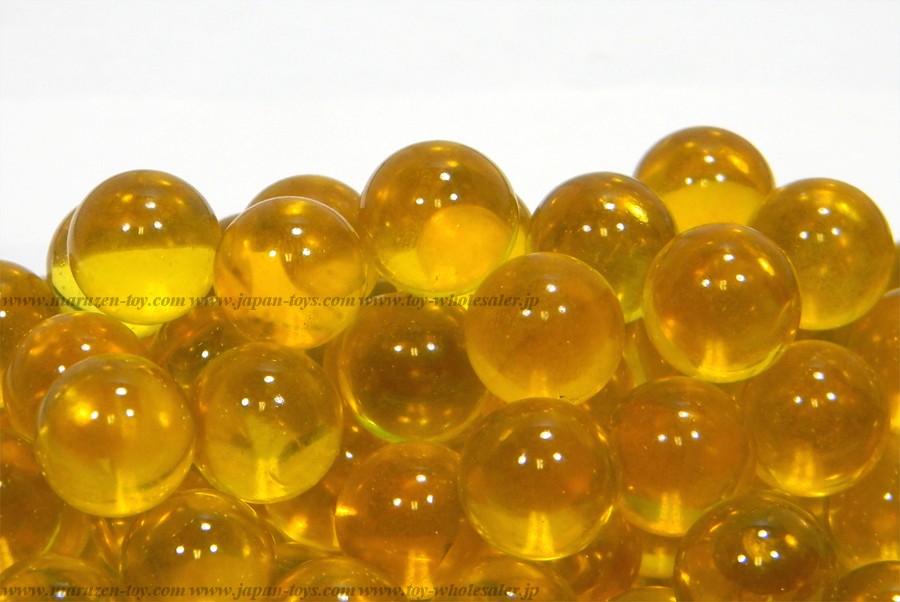 15mm(250pcs) Glass Marbles - Yellow