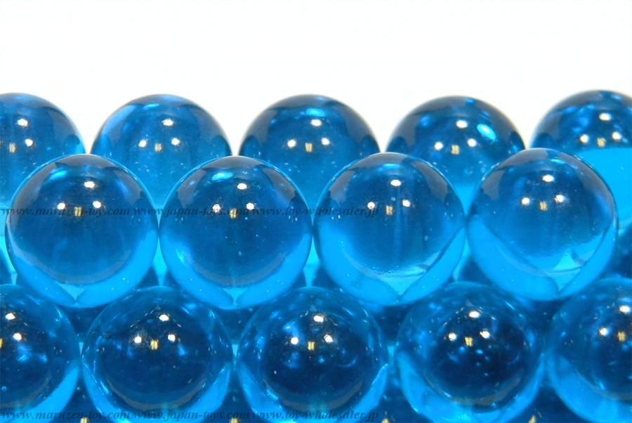 17mm(260pcs) Clear Colored Marbles - Light Blue