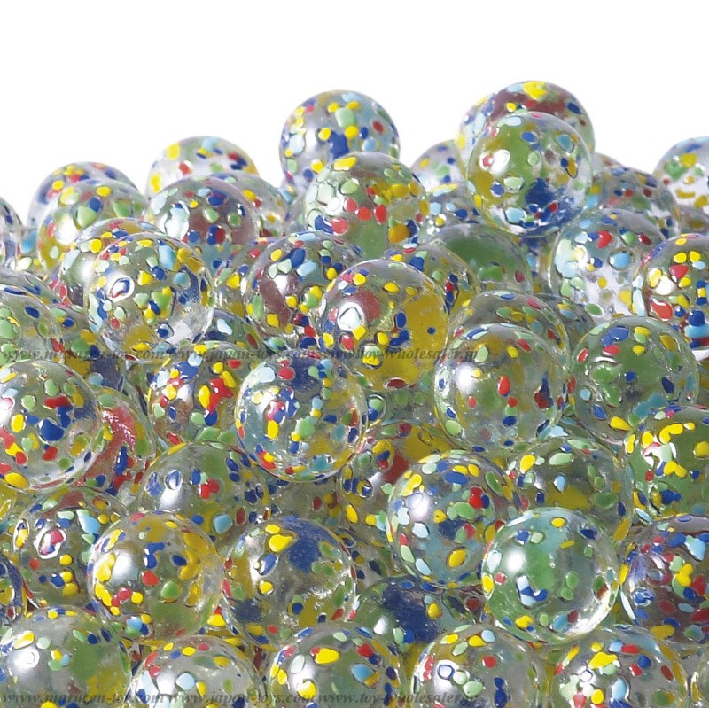17mm(260pcs) Water Color Collector Marbles - Polka-Dot Bubbles