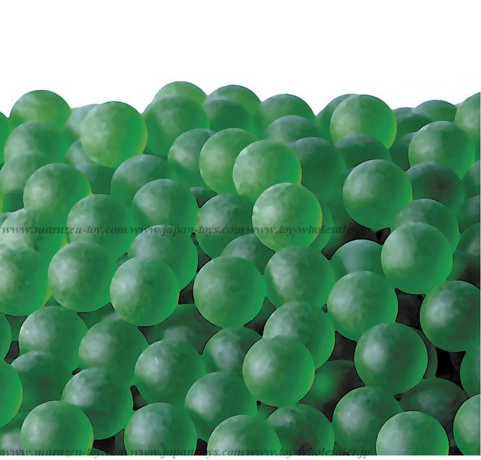 12.5mm(600pcs) Frosted Glass Marbles - Green