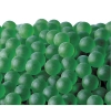 12.5mm(600pcs) Frosted Glass Marbles - Green