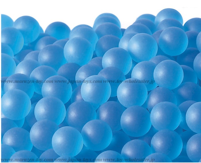 12.5mm(600pcs) Frosted Glass Marbles - Light Blue