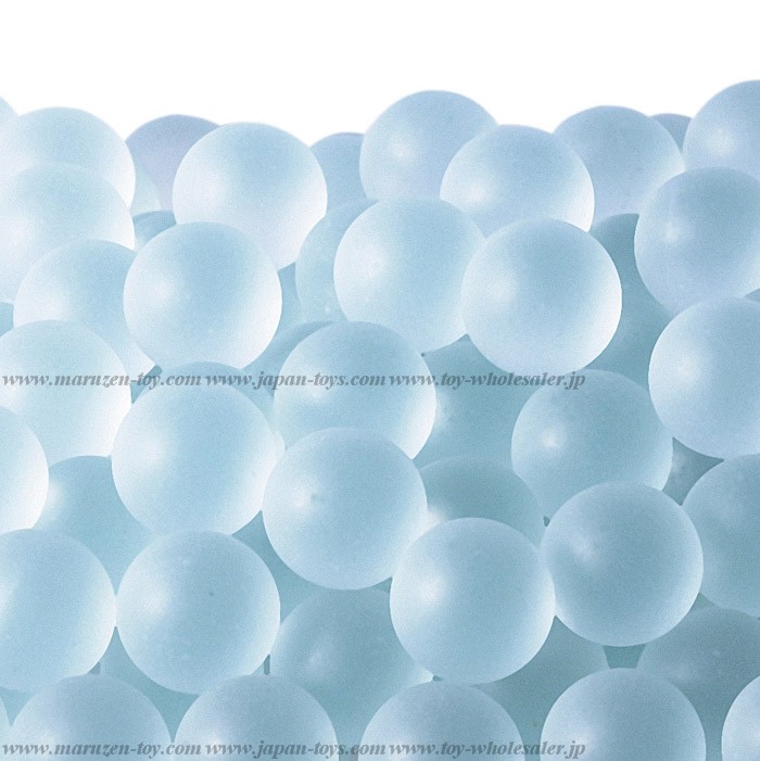 17mm(260pcs) Frosted Glass Marbles - Clear Color