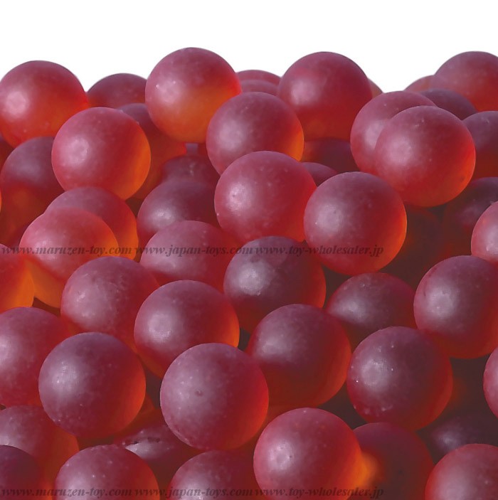 17mm(260pcs) Frosted Glass Marbles - Red
