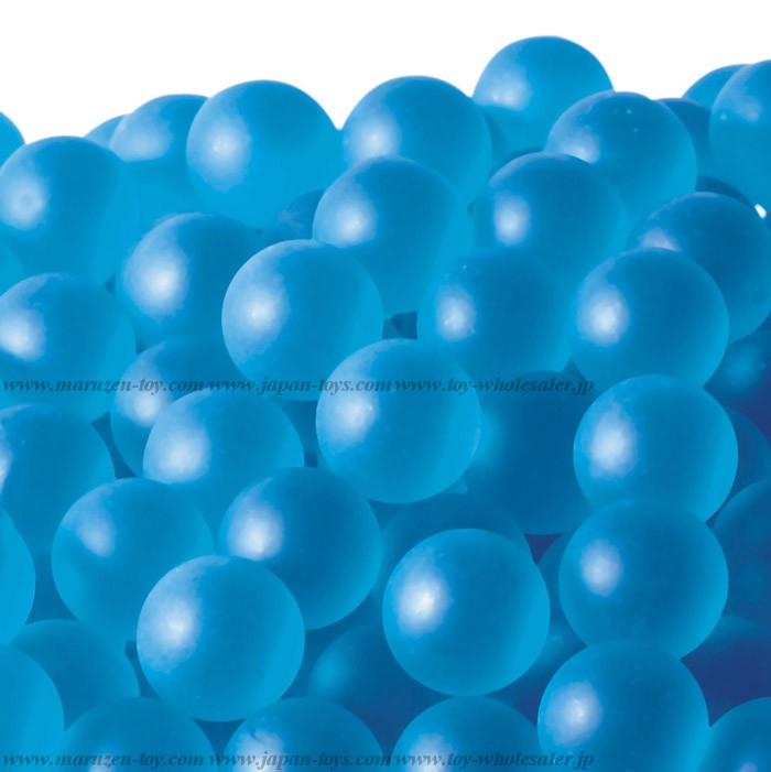 17mm(260pcs) Frosted Glass Marbles - Light Blue