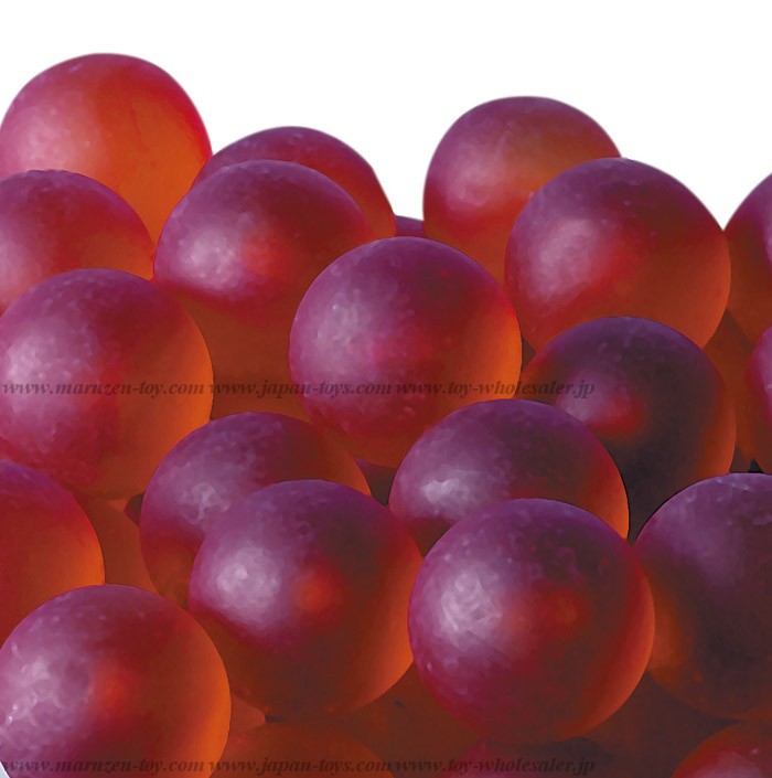 25mm(50pcs) Frosted Glass Marbles - Red