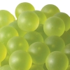 25mm(50pcs) Frosted Glass Marbles - Yellow