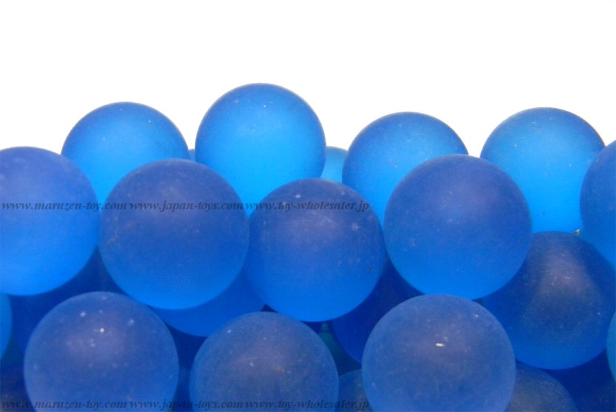 25mm(50pcs) Frosted Glass Marbles - Light Blue