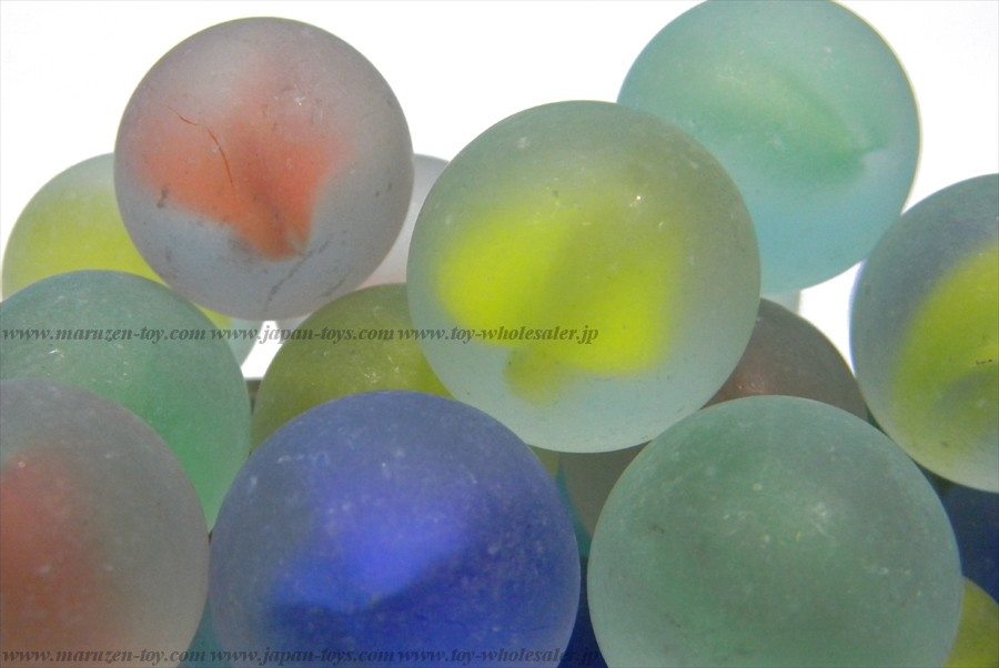 30mm(50pcs) Frosted Leaf Marbles 
