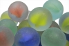 30mm(50pcs) Frosted Leaf Marbles 