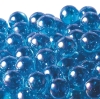 17mm(260pcs) Glitter Aurora Marbles - Blue