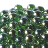 17mm(260pcs) Glitter Aurora Marbles - Green
