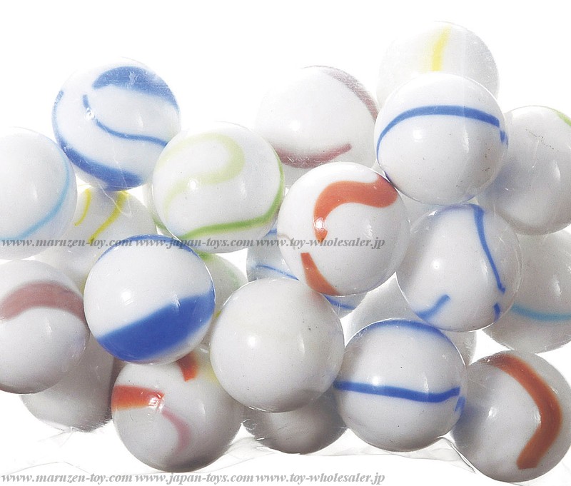 17mm(260pcs) x260 Milky Streak Marbles(MS2382)