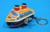 (Sankou-Seisakusyo Made in Japan Tin Toys)No.217K Wind-Up United States Ship Key Holder