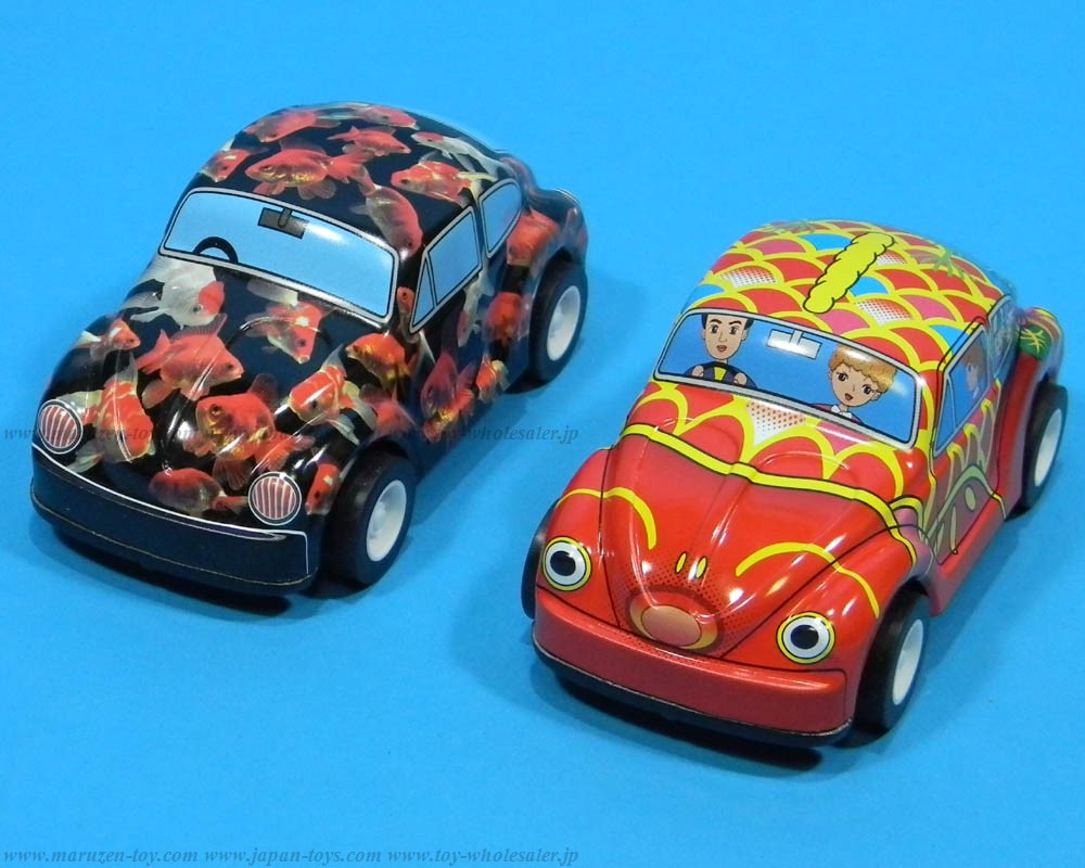 (Sankou-Seisakusyo Made in Japan Tin Toys)No.113 Goldfish Automobile(2 colors assort)